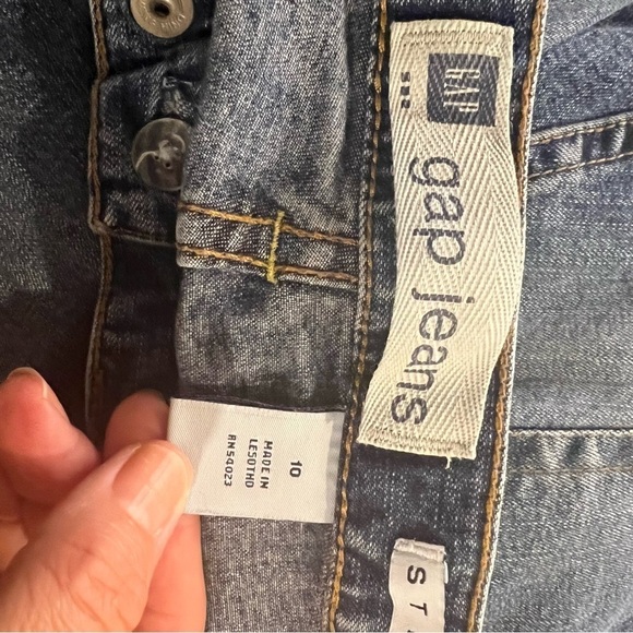 GAP Vintage Blue Mid Rise Ankle length Jeans size 10 - Picture 12 of 12